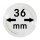 Münzenkapseln Lindner 36 mm 10er Pack
