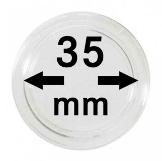 MÂ�ünzenkapseln Lindner 35 mm 10er Pack