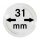 Münzenkapseln Lindner 31 mm 10er Pack