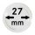Münzenkapseln Lindner 27 mm 10er Pack