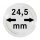 Münzenkapseln Lindner 24,5 mm 10er Pack