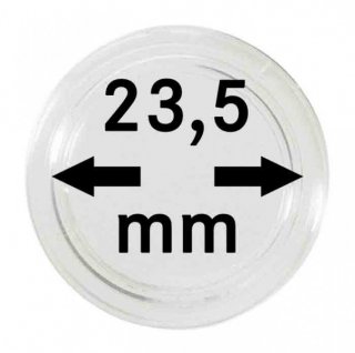 MÂ�ünzenkapseln Lindner Â�23,5 mm 10er Pack