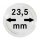 Münzenkapseln Lindner 23,5 mm 10er Pack