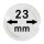 Münzenkapseln Lindner 23 mm 10er Pack