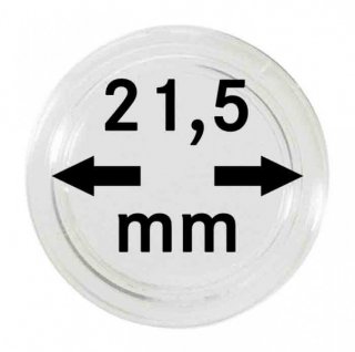 Münzenkapseln Lindner 21,5 mm 10er Pack