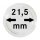 M&uuml;nzenkapseln Lindner 21,5 mm 10er Pack