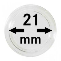 M&uuml;nzenkapseln Lindner 21 mm 10er Pack