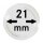 M&uuml;nzenkapseln Lindner 21 mm 10er Pack