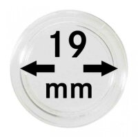 M&uuml;nzenkapseln Lindner 19 mm 10er Pack
