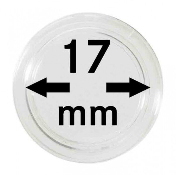 M&uuml;nzenkapseln Lindner 17 mm 10er Pack