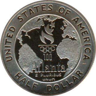 USA Half Dollar 1995 S PP Olympiade in Atlanta - Basketball*