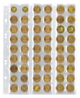 Münzenblätter MU 54 - 5er Pack - schwarz