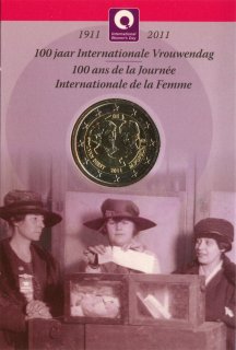 Belgien 2 Euro 2011 - Frauentag CoinCard*