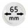M&uuml;nzenkapsel &Oslash; 65 mm f&uuml;r 5 Oz Mexico Libertad Silber