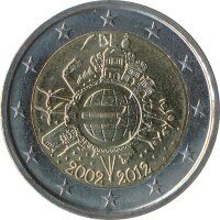 Belgien 2 Euro 2012 - Einf&uuml;hrung Euro-Bargeld*
