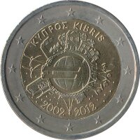 Zypern 2 Euro 2012 - Einf&uuml;hrung Euro-Bargeld*