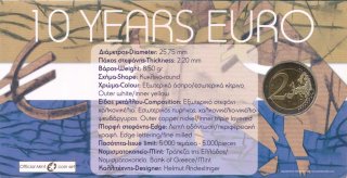Griechenland 2 Euro 2012 - Einf�hrung Euro-Bargeld in Coincard*