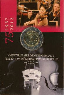 Belgien 2 Euro 2012 - Musikwettbewerb CoinCard*