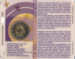 Slowakei 2 Euro - 2012 - Einf�hrung Euro-Bargeld in Coincard*