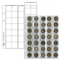 Lindner M&uuml;nzenbl&auml;tter MU35 - 5er Pack - schwarz