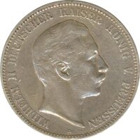 Preussen 5 Mark 1903 A Wilhelm II Silber*