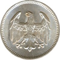 Deutsches Reich 1 Mark 1924 A J. 311 Silber*