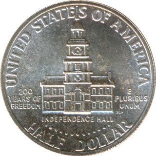 USA Half Dollar 1976 S stgl. 200 Jahre Unabhngigkeit Silber*