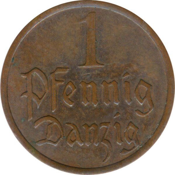 Freie Stadt Danzig 1 Pfennig 1937*