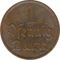 Freie Stadt Danzig 1 Pfennig 1937*