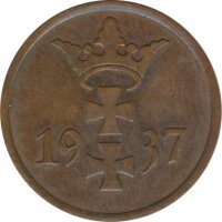 Freie Stadt Danzig 1 Pfennig 1937*