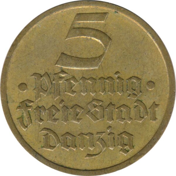Freie Stadt Danzig 5 Pfennig 1932*