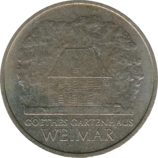 DDR 5 Mark 1982 A Goethes Gartenhaus in Weimar*