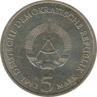 DDR 5 Mark 1982 A Goethes Gartenhaus in Weimar*