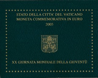 Vatikan 2 Euro 2005 Weltjugendtag in K�ln im Folder*