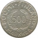 Finnland 500 Markkaa 1952 H Olympiade in Helsinki Silber*