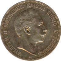 Preussen 5 Mark 1906 A Wilhelm II Silber*