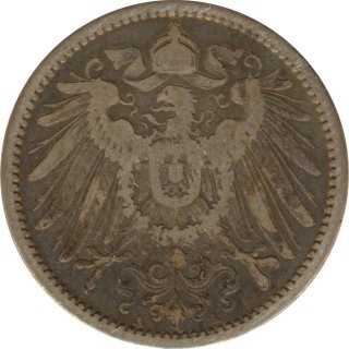 Deutsches Reich 1 Mark 1892 A Silber*