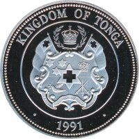 Tonga 1 Paanga 1991 PP Olympiade 1992 in Barcelona -...