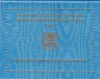 Vatikan 2 Euro 2012 Welttreffen der Familien im Folder*
