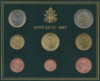 Vatikan KMS 2005 Johannes Paul II verpackt im Folder*