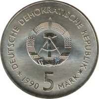DDR 5 Mark 1990 A Zeughaus in Berlin*