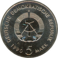 DDR 5 Mark 1990 A 500 Jahre Postwesen*