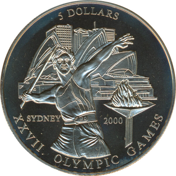 Liberia 5 Dollars 2000 Sommer Olympiade in Sydney*