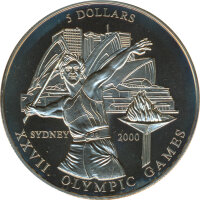 Liberia 5 Dollars 2000 Sommer Olympiade in Sydney*