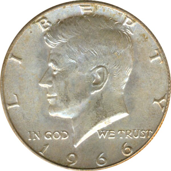 USA Half Dollar 1966 John F. Kennedy Silber*