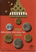 Israel KMS 1969 verschweisst in M&uuml;nzkarte*