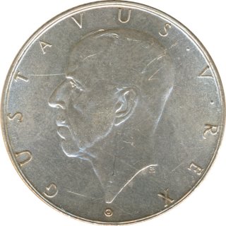 Schweden 2 Kronor 1938 300 Jahre Besiedlung von Delaware Silber*