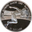 Cook Islands 10 Dollars 1990 PP Sommer-Olympiade 1992 in...