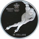 Kanada 20 Dollar 1985 PP Olympiade 1988 in Calgary -...