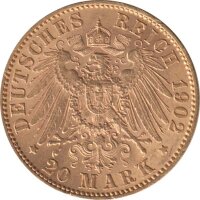 Preussen Wilhelm II 20 Mark Gold*